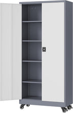 fesbos metal rolling storage cabinet-74.6” tall steel file, main product view