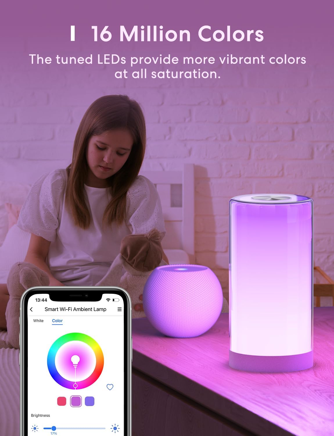 meross Smart Table Lamp, Compatible with Apple HomeKit and Amazon Alexa