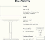 FLEXISPOT EN2 Whole-Piece Standing Desk - Image 7