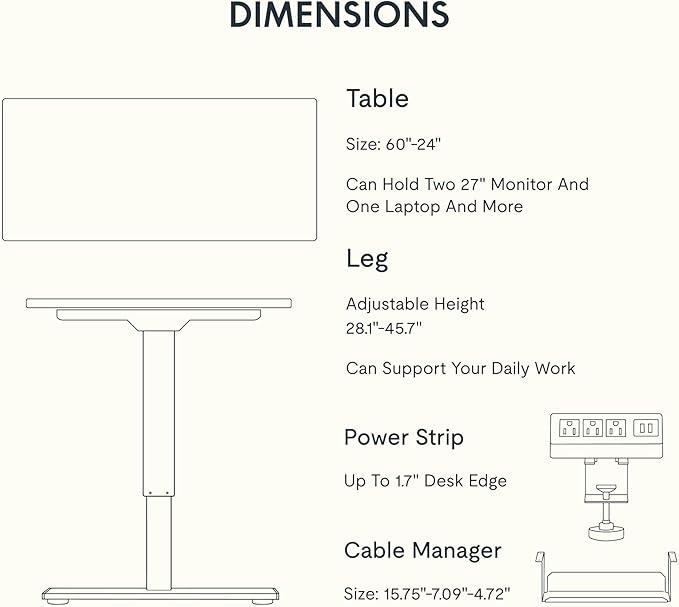 FLEXISPOT EN2 Whole-Piece Standing Desk - Image 7