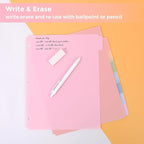 SKYDUE 8 Tab Durable Plastic Dividers, Big Tab Dividers - Image 8