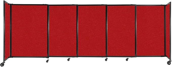 Versare Straightwall Sliding Portable Wall Partition | Freestanding Office by VERSARE