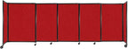 Versare Straightwall Sliding Portable Wall Partition | Freestanding Office by VERSARE
