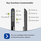 Norwii N76 Rechargeable Presentation clicker, Long Range Presentation Remote - Image 6