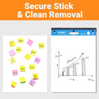 AFMAT Tabletop Sticky Easel Pad & Dry Erase Board 2 in 1, 20 x 23 in Portable - Image 6