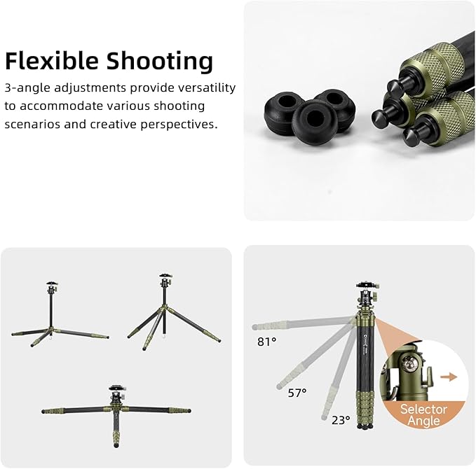 Cayer CH35 Travel Camera Tripod - Image 8