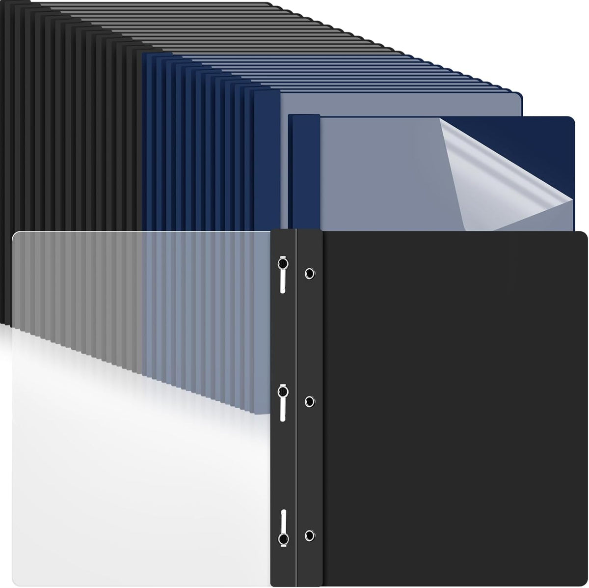 Feifeiya 48 Pack Plastic Report Covers