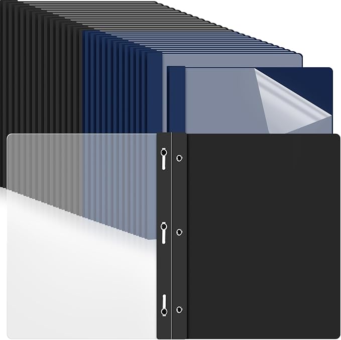 Feifeiya 48 Pack Plastic Report Covers by Feifeiya