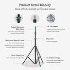 SMALLRIG Photography Light Stand 110"/9.2ft/280cm, Air-Cushioned Aluminum Photo - Image 4