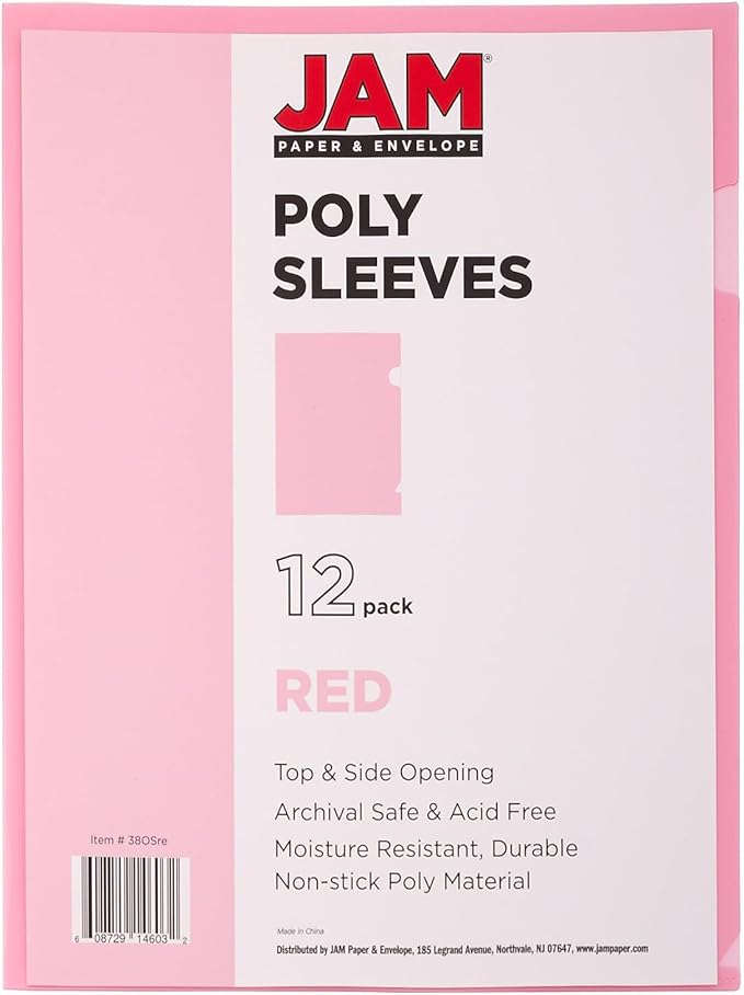 JAM PAPER Plastic Sleeves - Image 3