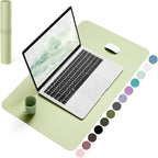 YSAGi Non-Slip Leather Desk Pad, Waterproof Laptop Computer Desk Keyboard Mat by YSAGi
