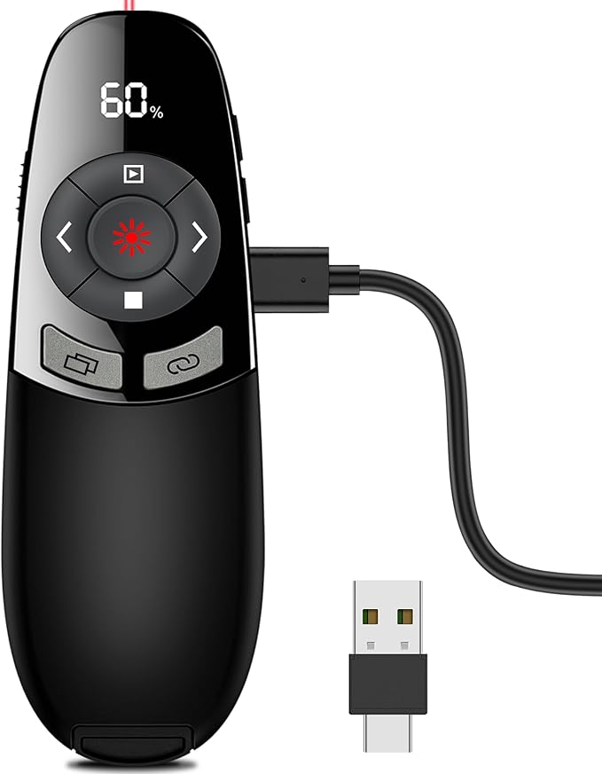 Rechargeable Wireless Presentation Clicker by TITIANCOOLPresenter