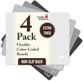 Cooler Kitchen Extra Thick Flexible Cutting Mat Set by CoolerKitchen