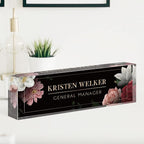 Desk Name Plate Personalized, Custom Name Plates by SalaGraphics