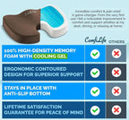 ComfiLife Premium Gel & Memory Foam Seat Cushion – Doctor Recommended Office - Image 6