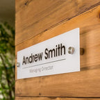 Personalized Office Door Sign, Custom Acrylic Name Plate - Image 2