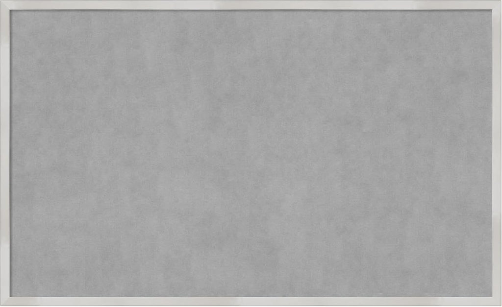 Amanti Art Silver Framed Magnetic Board 25x41 Large Vision Board