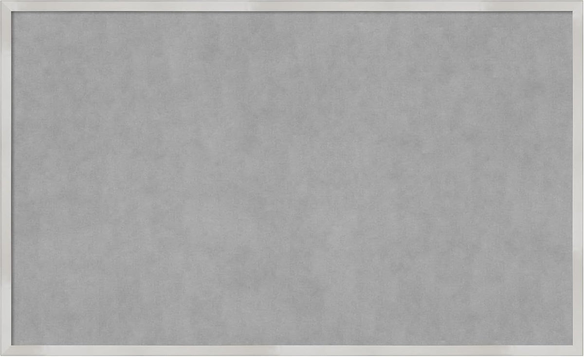 Amanti Art Silver Framed Magnetic Board 25x41 Large Vision Board
