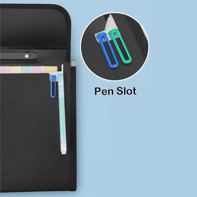 2 Pack 12 Pockets Accordion File Organizer - Image 6
