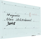 Magnetic Glass Yearly Calendar Whiteboard