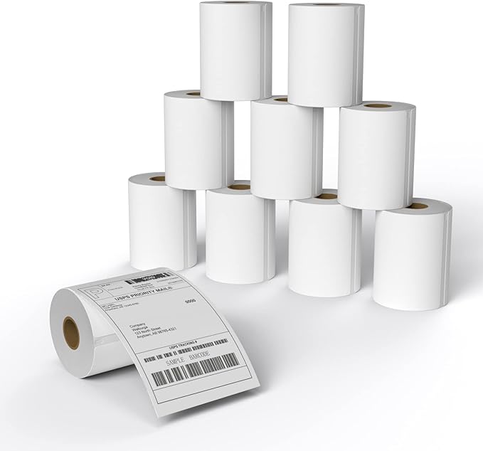MFLABEL 4x6 Direct Thermal Shipping Labels by MFLABEL