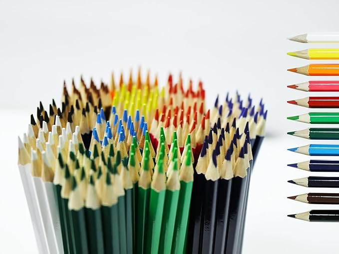 S & E TEACHER'S EDITION 240Pcs Colored Pencils, Coloring Pencils Set Drawing - Image 3