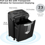 Bonsaii Paper Shredder, 18-Sheet 60-Minutes Shredder - Image 6