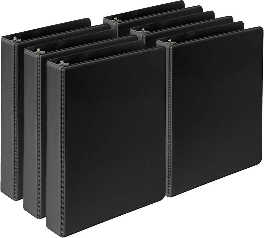 Samsill Economy 1 Inch Mini 3 Ring Binder, Made in The USA, Round Ring Binder