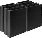 Samsill Economy 1 Inch Mini 3 Ring Binder, Made in The USA, Round Ring Binder