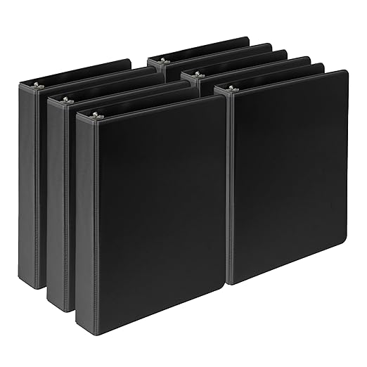 Samsill Economy 1 Inch Mini 3 Ring Binder, Made in The USA, Round Ring Binder by Samsill