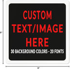 Custom Sign Personalized Custom Metal Sign, Customize - Image 7