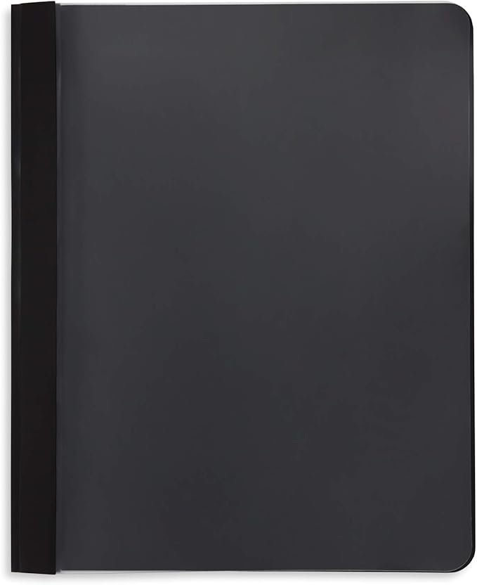 Blue Summit Supplies 25 Black Plastic Report Covers - Image 4