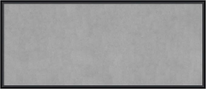 Amanti Art Black Framed Magnetic Board 21x49 Oversize Vision Board by AmantiArt