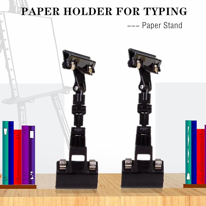 Adjustable Paper Holder Copy Holder, Flexible Rotating Clips, Handy Artist - Image 4