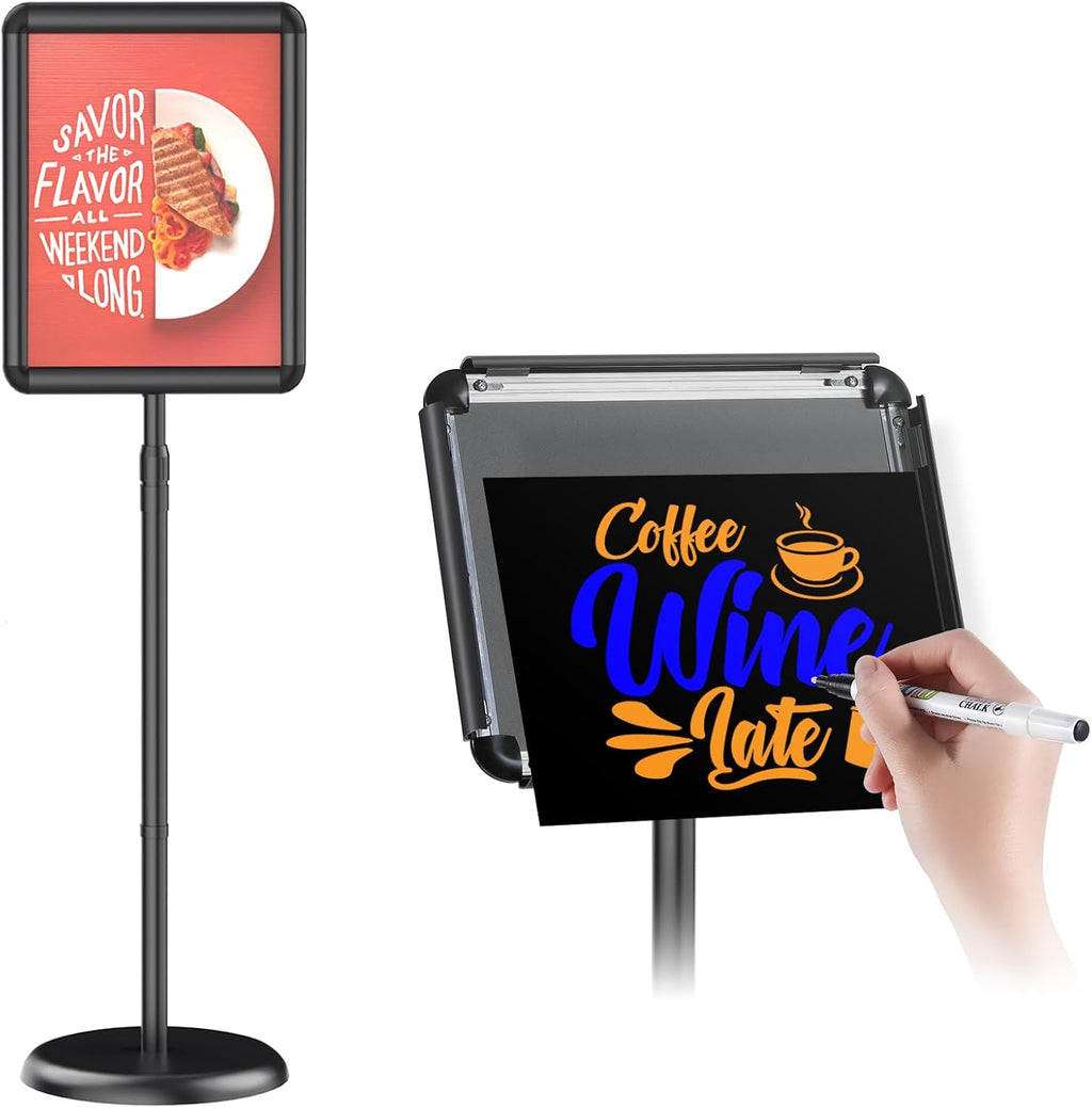 Newzueby Pedestal Floor Stand Sign Holder