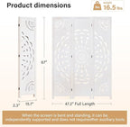 66.9Inch Wooden Room Partition - Image 8