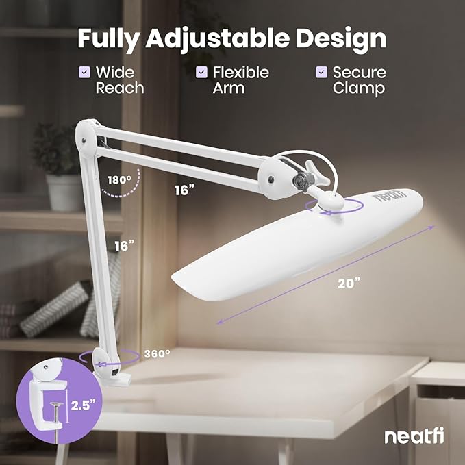 Neatfi XL 2, 200 Lumens LED Desk Lamp - Image 7