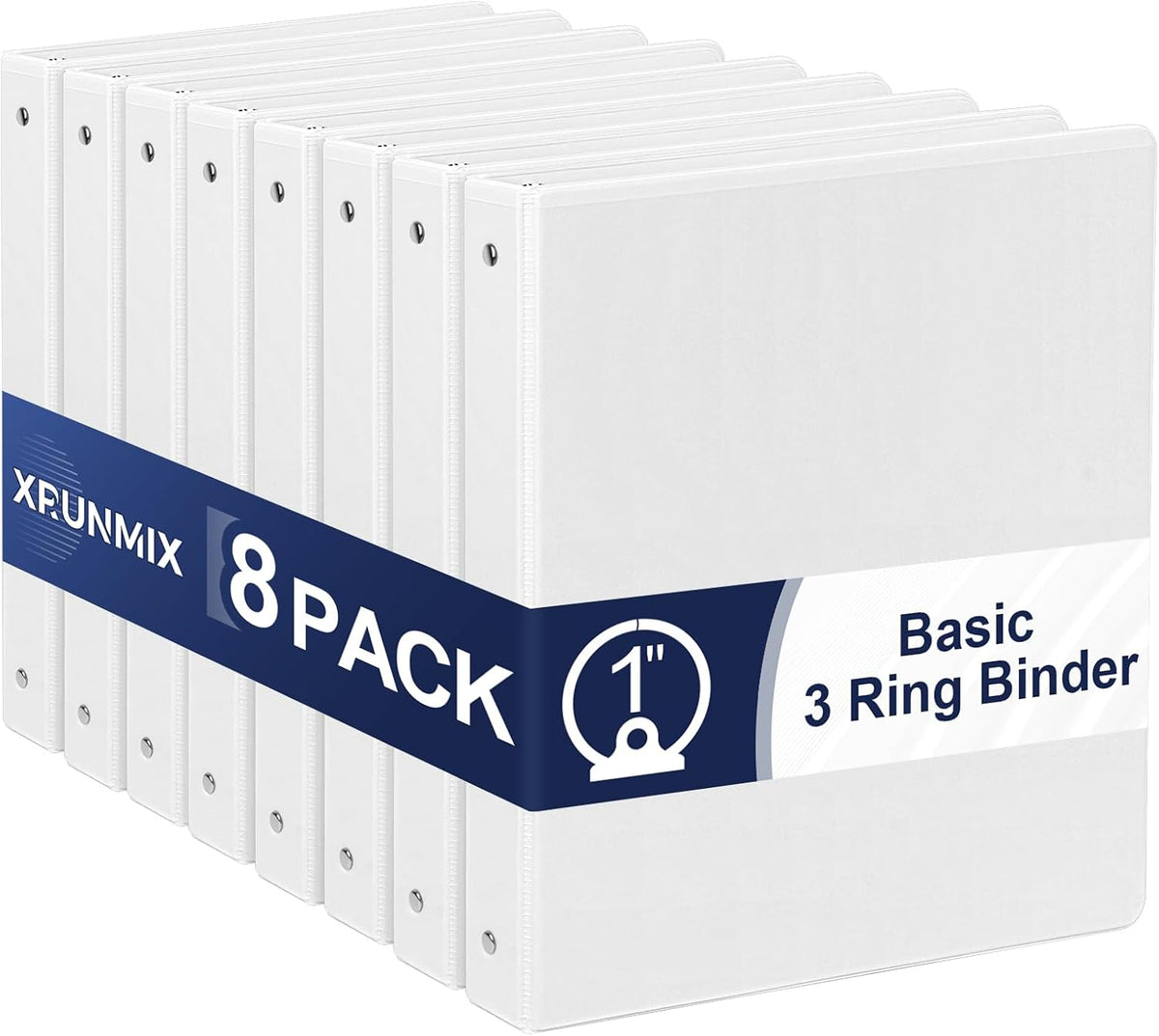 1-Inch 3-Ring-Binder with Pockets, and School
