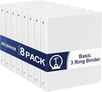 1-Inch 3-Ring-Binder with Pockets, and School by XrunmixOffice