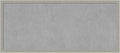 Amanti Art Grey Framed Magnetic Board 22x50 Oversize Vision Board by AmantiArt