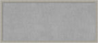 Amanti Art Grey Framed Magnetic Board 22x50 Oversize Vision Board by AmantiArt