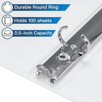Basic 3 Ring Binder -1 or 1/2'' Binders - Image 3