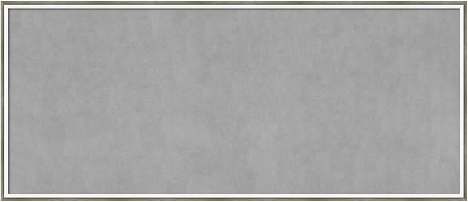 Amanti Art Silver Framed Magnetic Board 21x49 Oversize Vision Board by AmantiArt