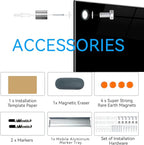 Glass Dry Erase Black Board - Image 4