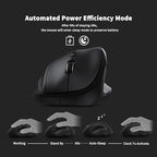 Ergonomic Wireless Mouse with USB Receiver - Image 2