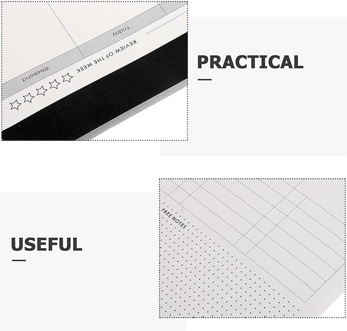 Generic 1 Book Work Goal Planning Notepad Weekly Planner - Image 6