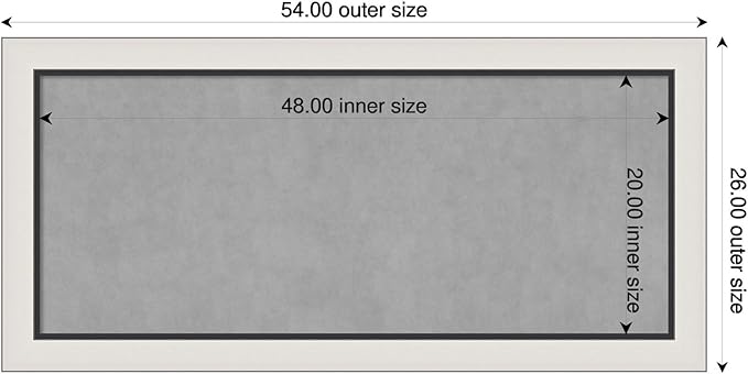 Amanti Art Silver Framed Magnetic Board 26x54 Oversize Vision Board - Image 2