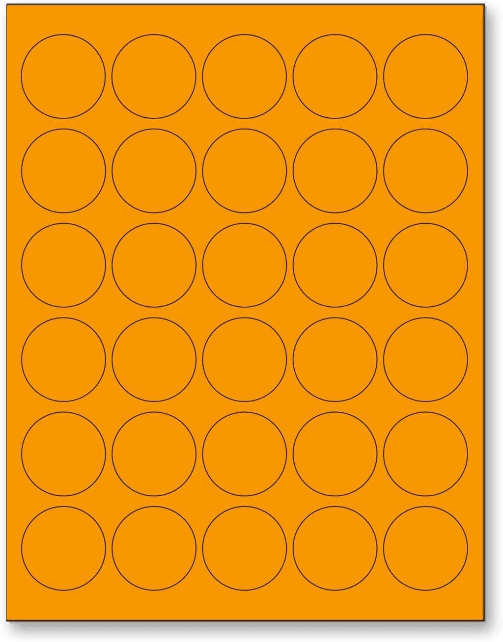NextDayLabels - 8-1/2 x 11 Neon Color High Light Fluorescent Labels