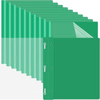 Teling 72 Pack Clear Front Report Covers Bulk Business Report Covers Plastic by Teling