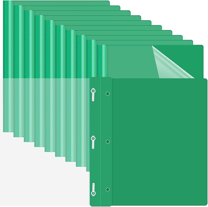 Teling 72 Pack Clear Front Report Covers Bulk Business Report Covers Plastic by Teling